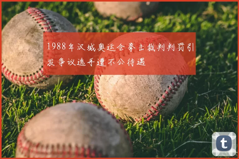 1988年汉城奥运会拳击裁判判罚引发争议选手遭不公待遇